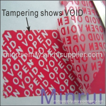High Residue Warranty Void Sticker;security Open Seal 